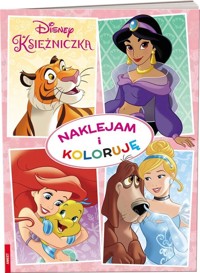 Disney Księżniczka Naklejam i koloruję -  - książka