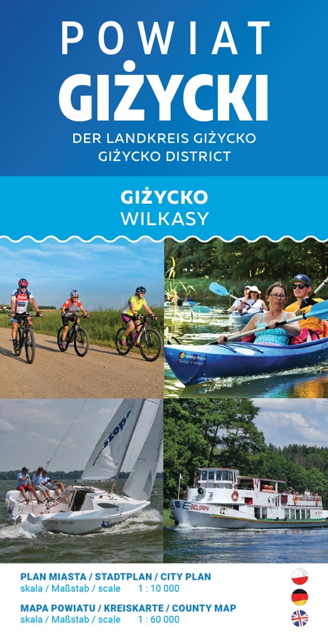Powiat Giżycki. Mapa turystyczna - zbiorowa praca - książka