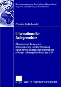 Informationeller Anlegerschutz - Christina Reifschneider - ebook