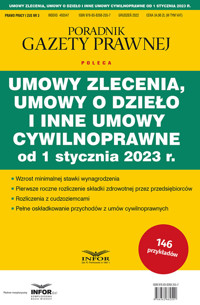 Umowy zlecenia, umowy o dzieło i inne umowy cywilnoprawne od 1 stycznia 2023 r. -  - książka