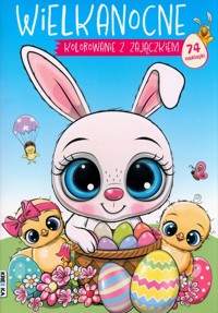Wielkanocne kolorowanie z zajączkiem -  - książka