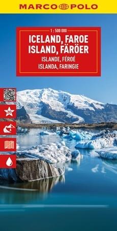 Islandia. Mapa drogowa w skali 1:500 000 - zbiorowa praca - książka