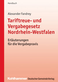 Tariftreue- und Vergabegesetz Nordrhein-Westfalen - Alexander Fandrey - ebook