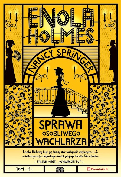 Okładka książki Enola Holmes. Sprawa osobliwego wachlarza
