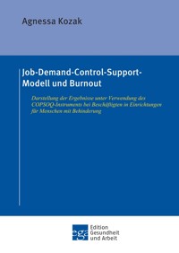 Job-Demand-Control-Support-Modell und Burnout - Agnessa Kozak - ebook
