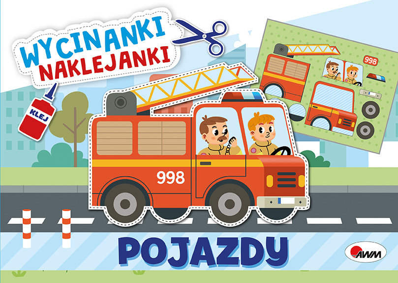 Pojazdy. Wycinanki naklejanki - zbiorowa praca - książka