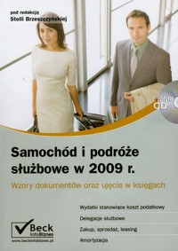 Samochód i podróże służbowe w 2009 r z płytą CD -  - książka