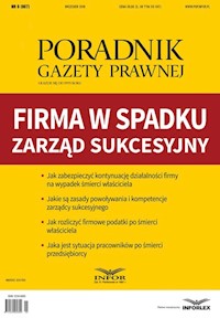 Firma w spadku - zarząd sukcesyjny -  - książka