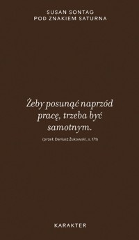 Pod znakiem Saturna - Sontag Susan - ebook + książka