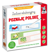 Zestaw edukacyjny. Poznaję Polskę. Książka + puzzle do pisania 3+ Kapitan Nauka - zbiorowa praca - książka