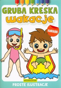 Gruba kreska Wakacje -  - książka