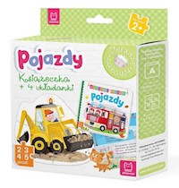Pojazdy Książeczka i cztery układanki Puzzle dla malucha -  - książka