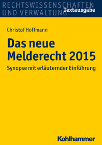Das neue Melderecht 2015 - Christof Hoffmann - ebook