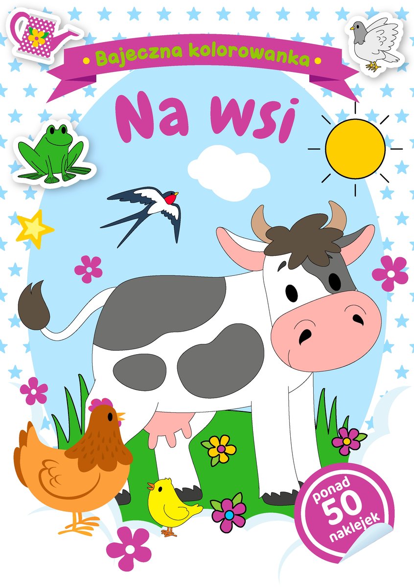 Bajeczna kolorowanka. Na wsi - Natalia Berlik (ilustr.) - książka