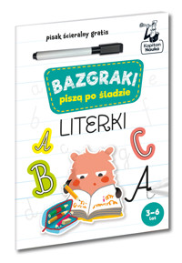 Literki. Bazgraki piszą po śladzie. Kapitan Nauka. Bazgraki - zbiorowa praca - książka