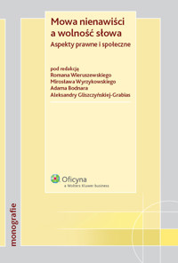 Mowa nienawiści a wolność słowa -  - książka