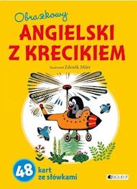 Obrazkowy angielski z krecikiem żółty -  - książka