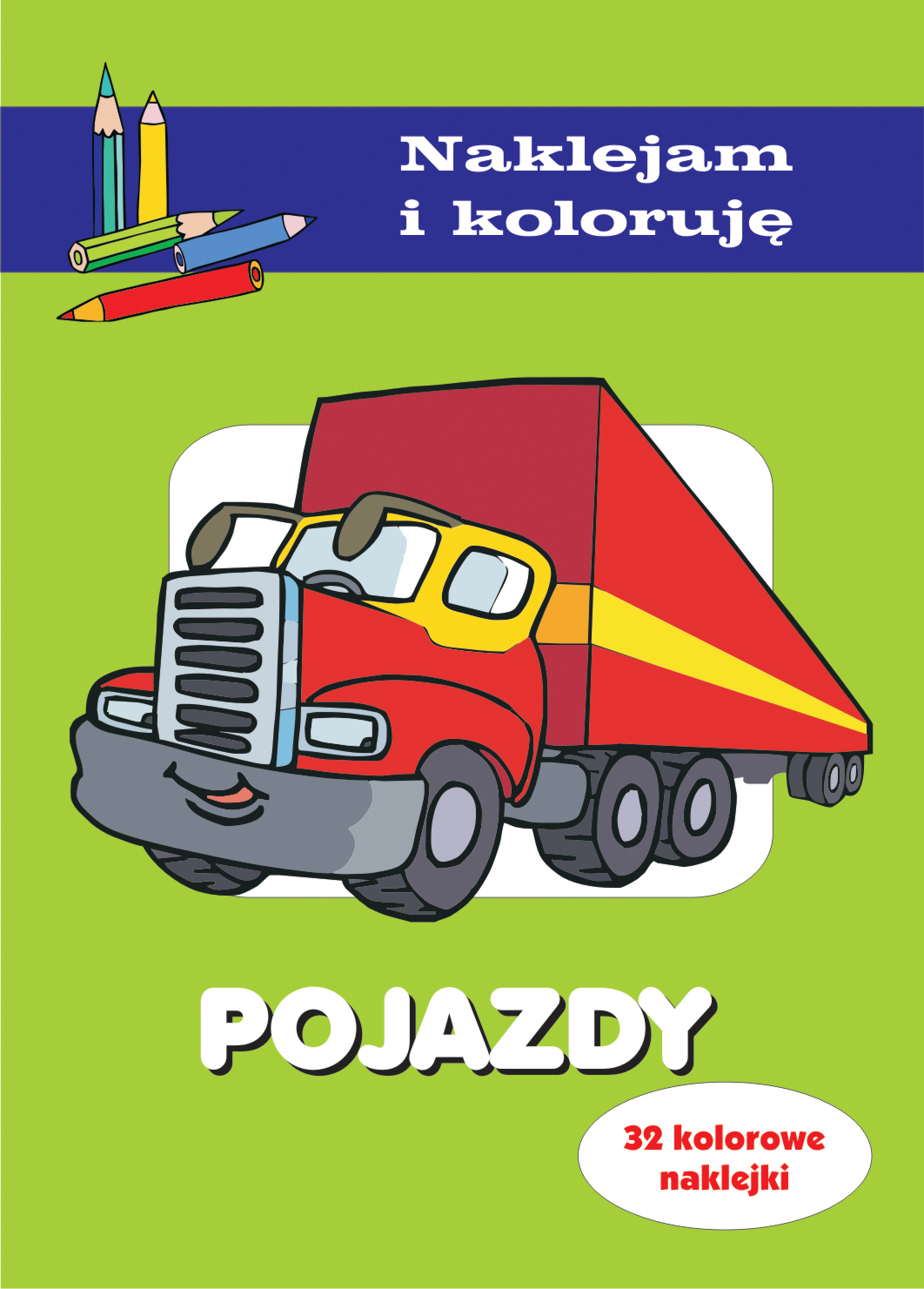 Pojazdy. Naklejam i koloruję - Anna Wiśniewska, Aleksander Małecki - książka