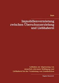 Immobilienvermietung zwischen Überschusserzielung und Liebhaberei - Michael Stein - ebook