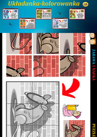 Układanka Kolorowanka -  - książka