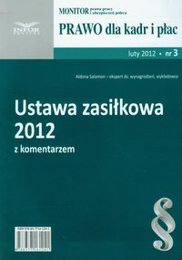 Ustawa zasiłkowa 2012 z komentarzem 3/2012 - Aldona Salamon - książka