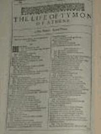 Timon of Athens - William Shakespeare - darmowy ebook