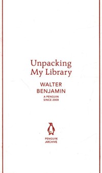 Unpacking My Library - Walter  Benjamin - książka