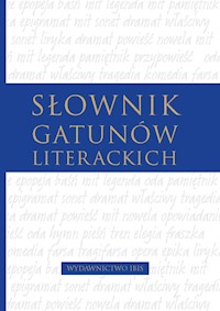 Słownik gatunków literackich -  - książka