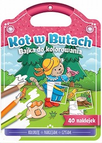 Bajka do kolorowania Kot w butach -  - książka