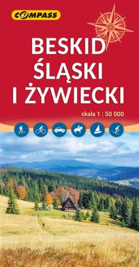 Beskid Śląski i Żywiecki. Mapa turystyczna w skali 1:50 000 - zbiorowa praca - książka