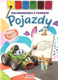 Kolorowanka z farbami Pojazdy - zbiorowa praca - książka
