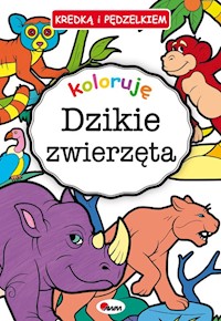 Kredką i pędzelkiem koloruję Dzikie zwierzęta - Kozera Piotr - książka