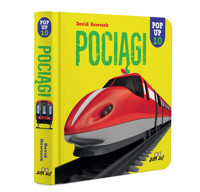 Pociągi. POP-UP 10 - Dawid Hawcock - książka