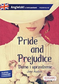 Pride and Prejudice Duma i uprzedzenie Adaptacja klasyki z ćwiczeniami do nauki języka - Jane Austen  - książka