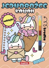 Modułowa kredka. Jednorożce kawaii z naklejkami - zbiorowa praca - książka