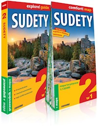 Sudety 2w1 przewodnik + mapa - Brygier Waldemar - książka
