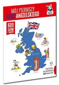 Mój pierwszy kurs angielskiego 600 słów i zwrotów -  - książka
