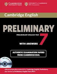 Cambridge English Preliminary 7 Authentic examination papers with answers + CD -  - książka
