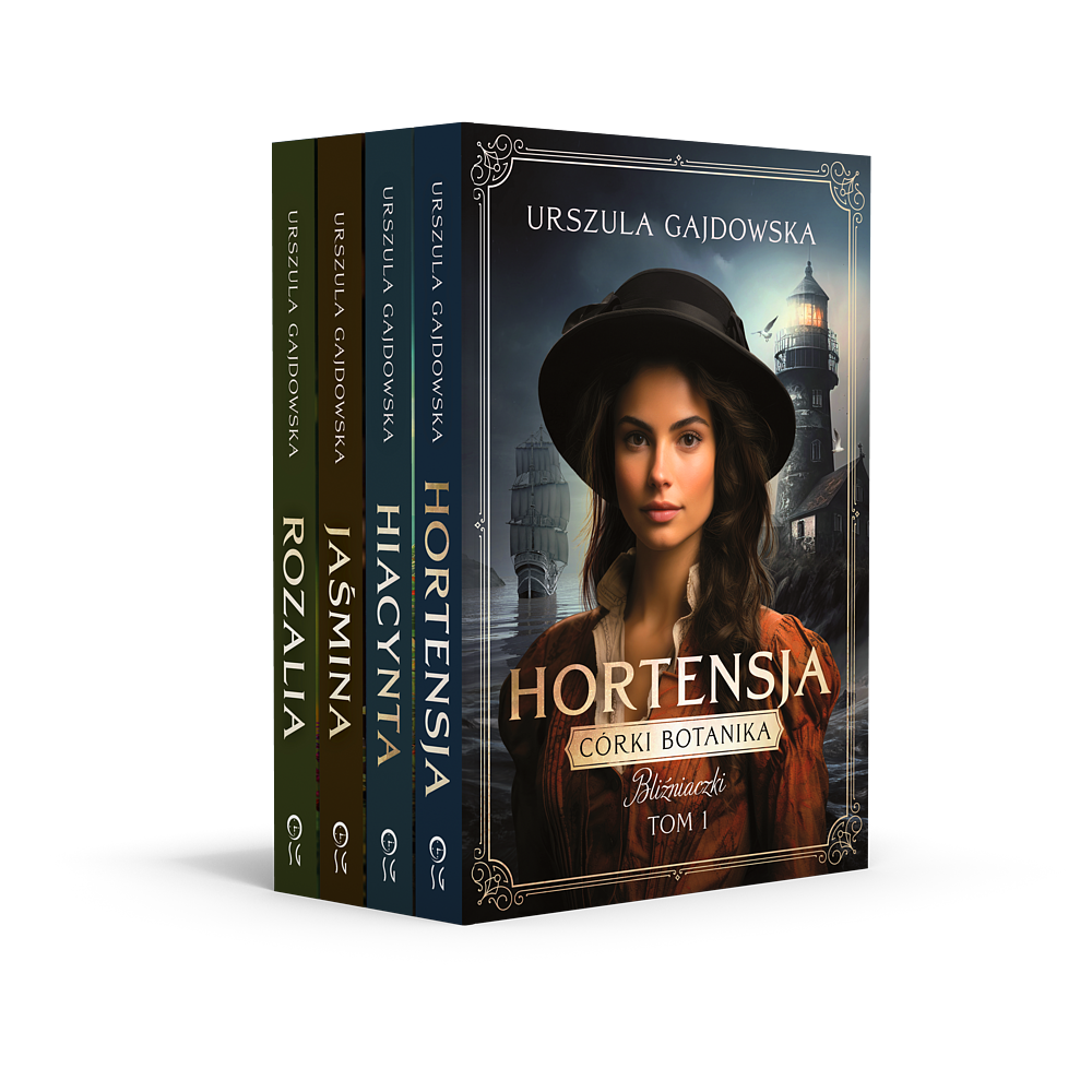 Pakiet - Córki botanika: Hortensja / Hiacynta / Jaśmina / Rozalia - Urszula Gajdowska - książka