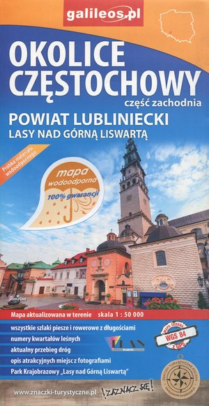 Okolice Częstochowy - część zachodnia  (wersja wodoodporna) -  - książka
