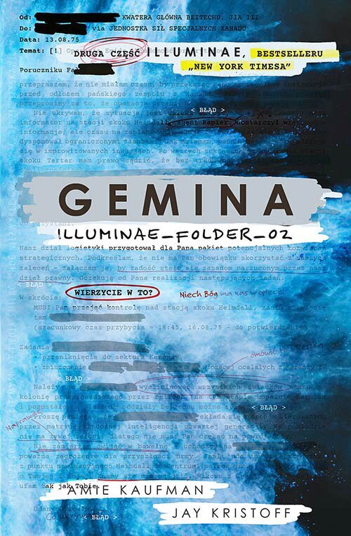 Gemina. Cykl Akta Illuminae. Tom 2 - Amie Kaufman, Jay Kristoff - książka