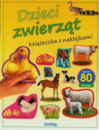 Dzieci zwierząt Książeczka z naklejkami -  - książka