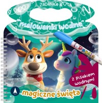 Zadanka & malowanki wodne. Magiczne święta - Wioleta Żyłowska - książka