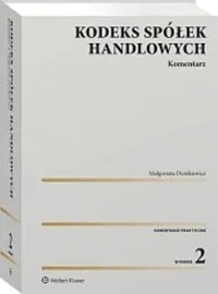 Kodeks spółek handlowych Komentarz w.2/2024 - Małgorzata Dumkiewicz - książka
