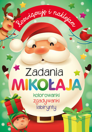 Rozwiązuję i naklejam. Zadania Mikołaja - Barbara Szymanek - książka