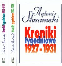 Kroniki tygodniowe 1927-1931 / 1932-1935 / 1936-1939 -  - książka