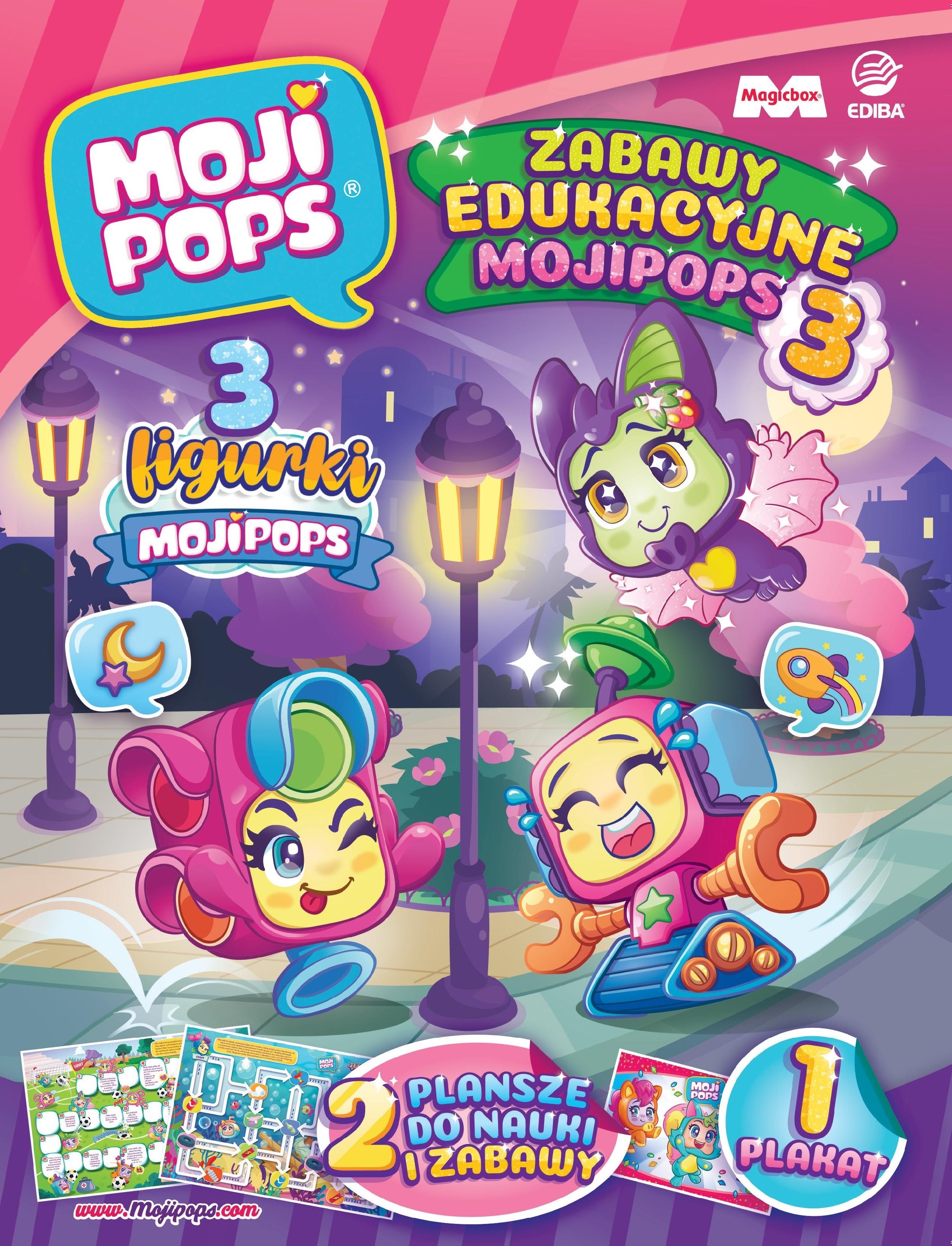 MojiPops. Zabawy edukacyjne 3 - zbiorowa praca - książka