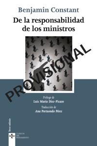 De la responsabilidad de los ministros - Benjamin Constant - ebook