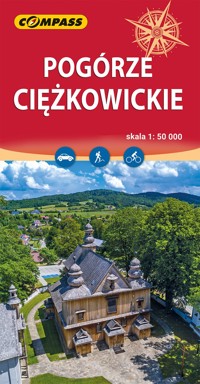 Pogórze Ciężkowickie. Mapa turystyczna w skali 1: 50 000 - zbiorowa praca - książka