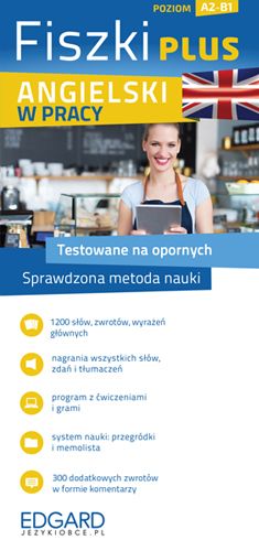 Angielski. Fiszki PLUS. W pracy Poziom A2-B1 - zbiorowa praca - książka